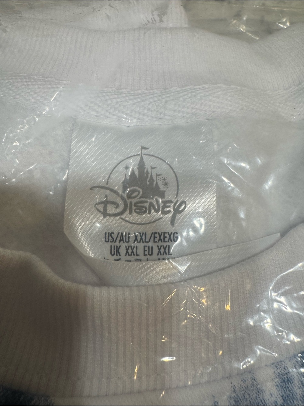 Disney White & Navy Tie-Dye Mickey Mouse Spirit Jersey. Size XXL. NWT - Picture 4 of 7